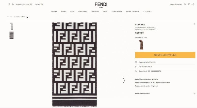 Fendi Scarf